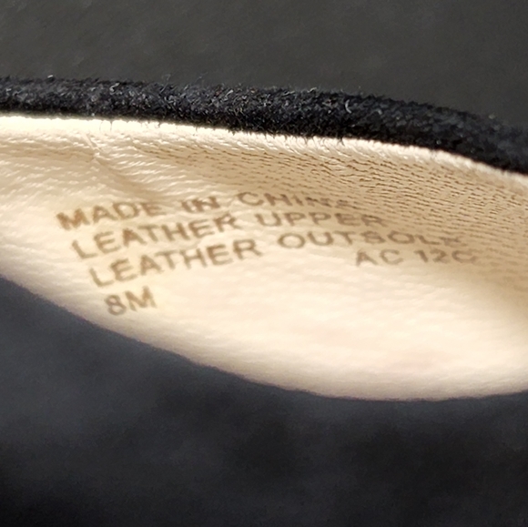 Michael Kors Black Suede Classic Pump Heels Women's Size 8M - Picture 10 of 11